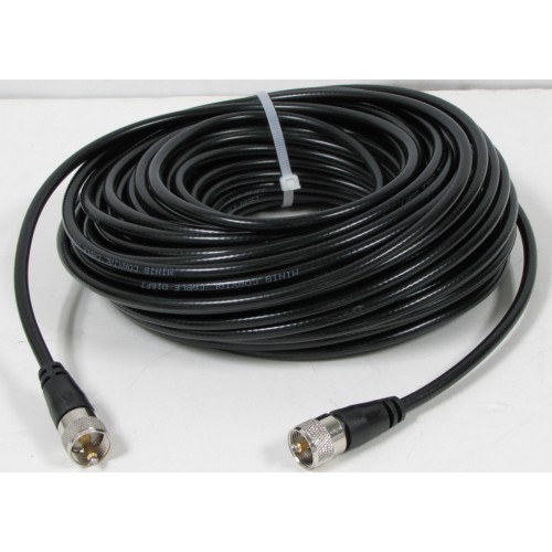 Taurus 75Ft RG8X Mini 8 Coax Cable with PL 259 connectors - High Quality Cable!