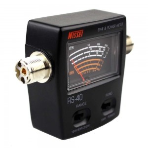 Nissei RS-40 V/UHF 200W SWR & Power Meter (140-150 & 430-450mhz)