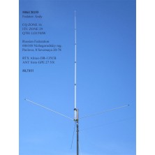 Sirio GPE 27 5/8 10M-HAM 750W (26.4-29 Mhz) Tunable Base Antenna