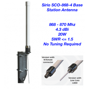 Sirio SCO-868-4 868-870 MHz Base Antenna