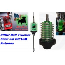 Sirio Bull Trucker 5000 LED 3/8 CB & 10M 5000 Watts Mobile Antenna 