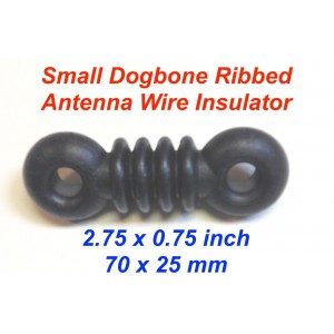 Taurus Small Dogbone (Dog Bone) Ribbed Antenna Wire Insulator