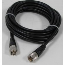 Taurus 18Ft RG8X Mini 8 Coax Cable with PL 259 connectors - High Quality Cable!