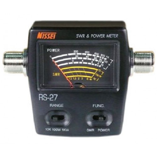 Nissei RS-27 CB/10M 1KW SWR & Power Meter 26-30 MHz