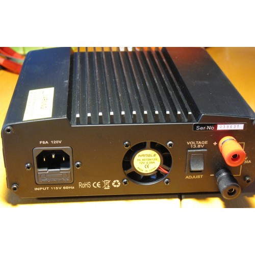 Nissei PS30SWII Max.30A V/A Meter Switching Power Supply (110 Volt)