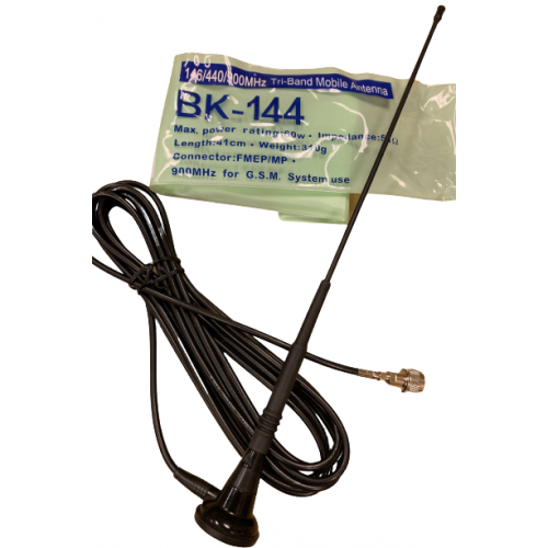 BRC BK-144 Tri-Band (145/440/900mhz) Mobile Antenna