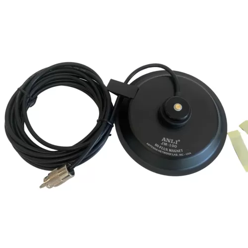 Anli Heavy Duty 5.5" Antenna Magnet Mount w/ 15ft Cable