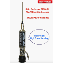 Sirio Performer 2000 PL 10m & CB 2000 Watts Mobile Antenna