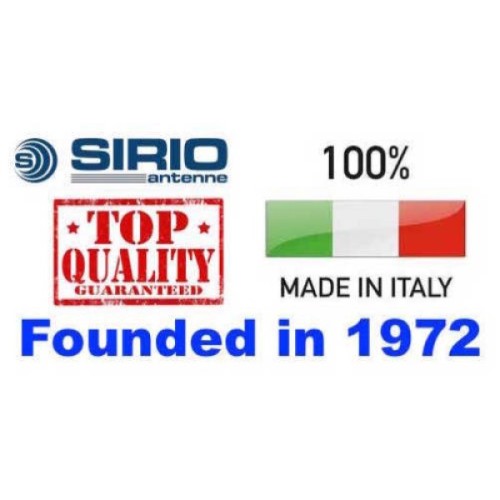 Sirio M-2 90 degrees stainless steel bracket for CB Antenna with Heavy Duty 3/8 SO 239 Adaptor